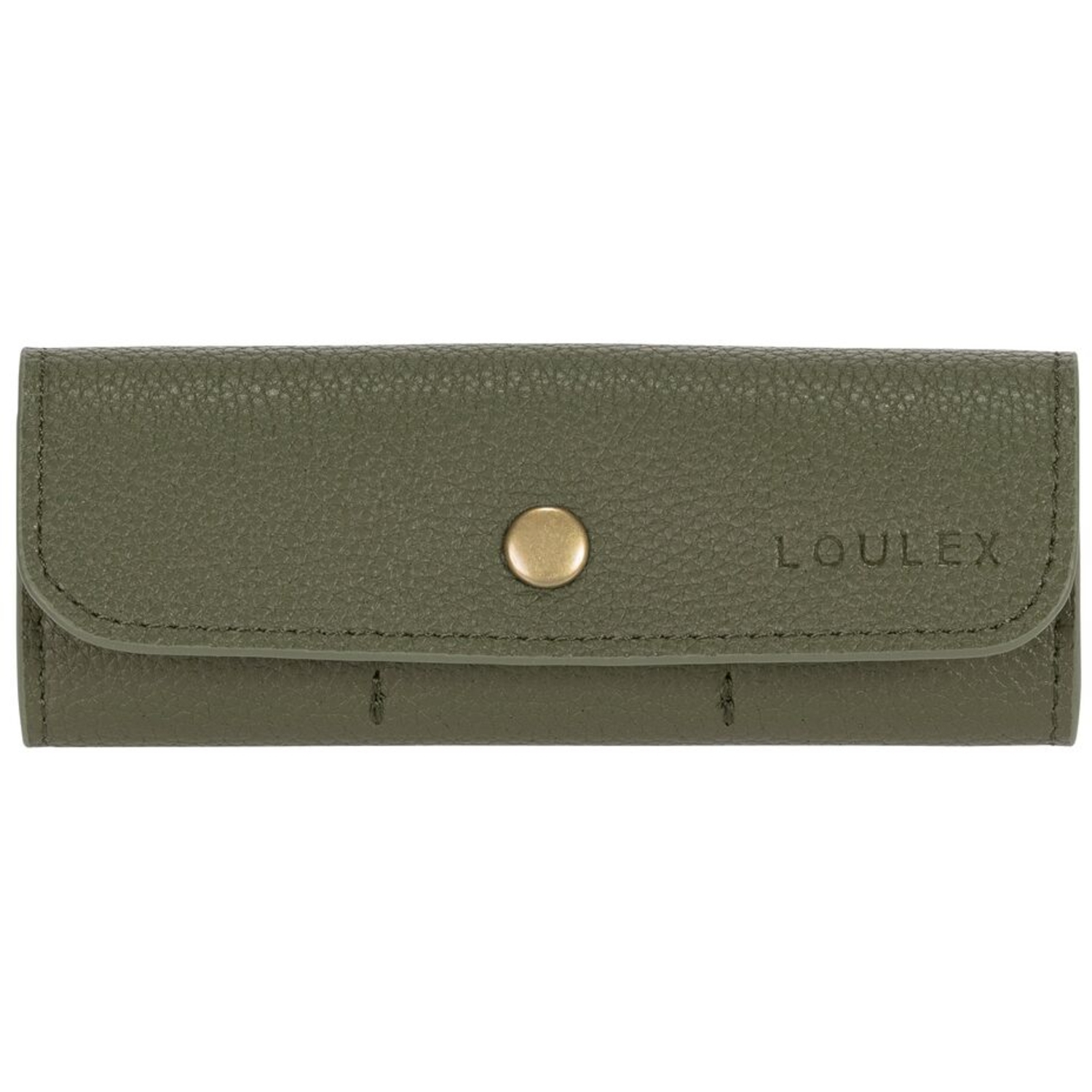 LOULEX Speicherkartenetui Mini SD-Wallet oliv für SD-Karten