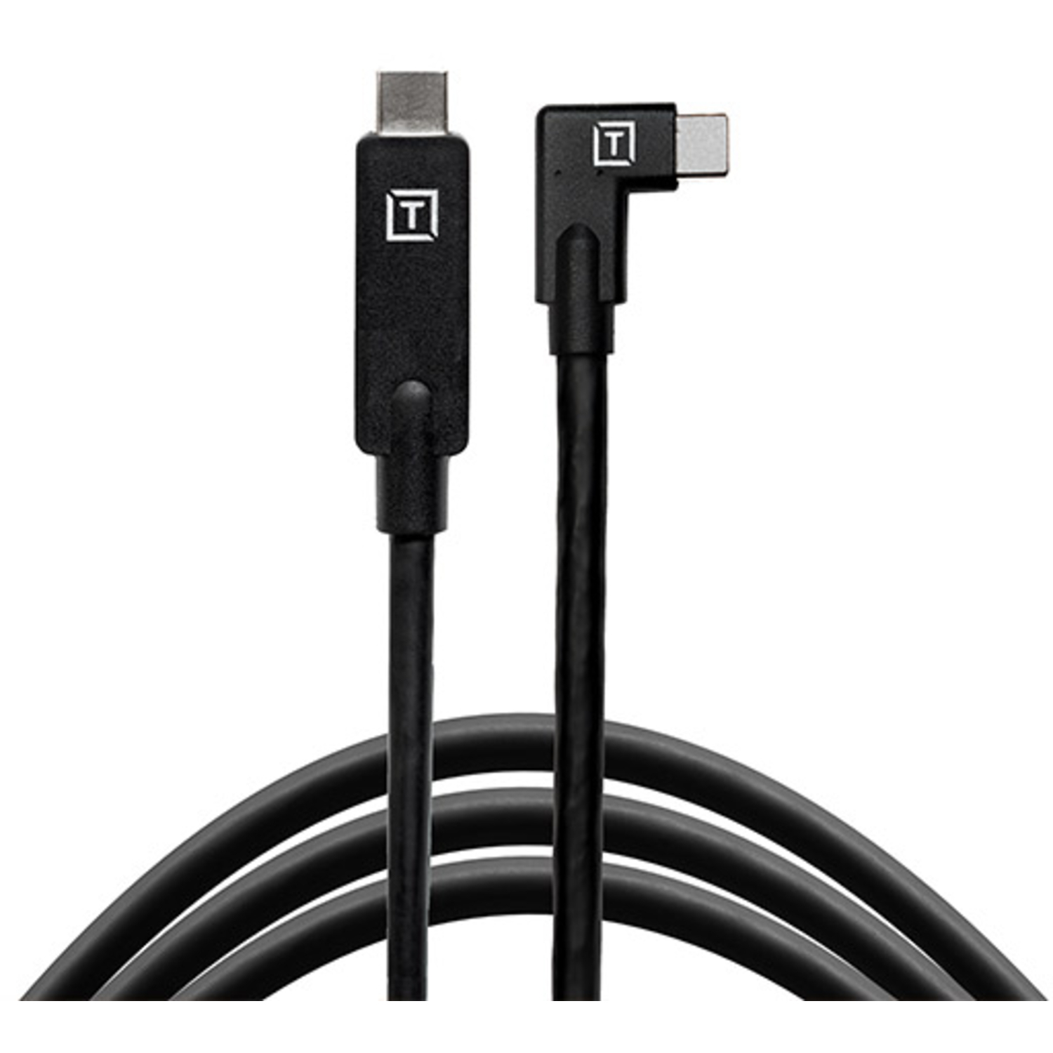 TetherTools TetherPro USB-C - USB-C Right Angle 4,6m schwarz