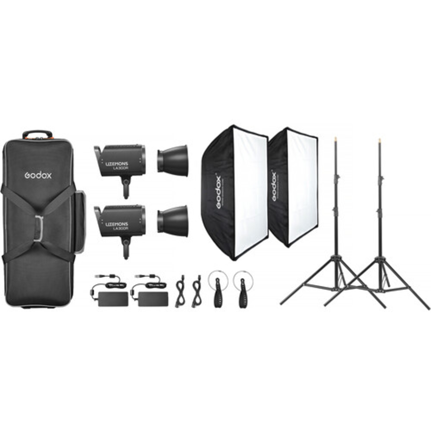Godox RGB LED Videolicht Litemons LA300R K2 Kit