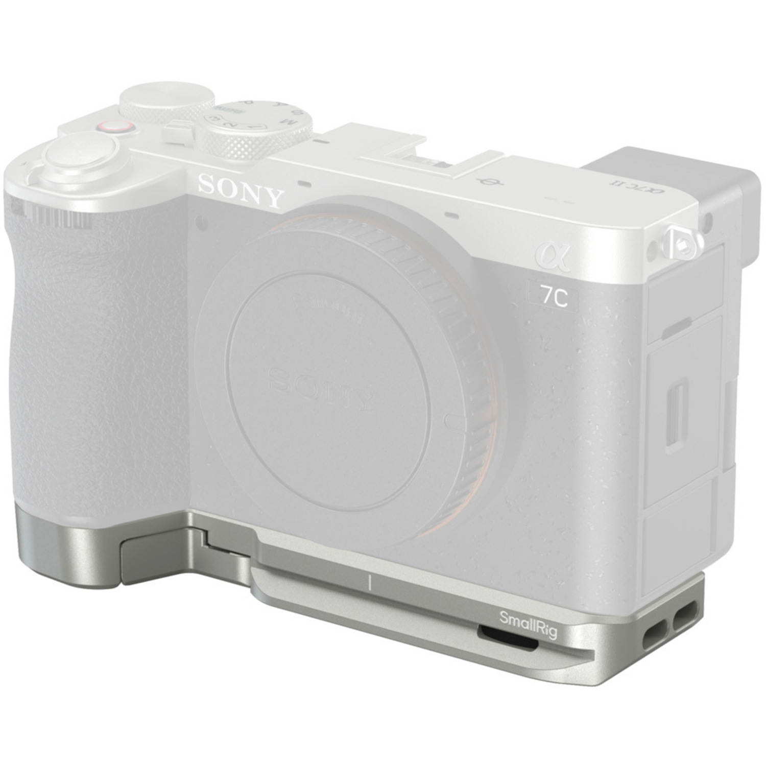 SmallRig Basisplatte mit AirTag Slot 5482 für Sony Alpha 7C II und Alpha 7C R silber