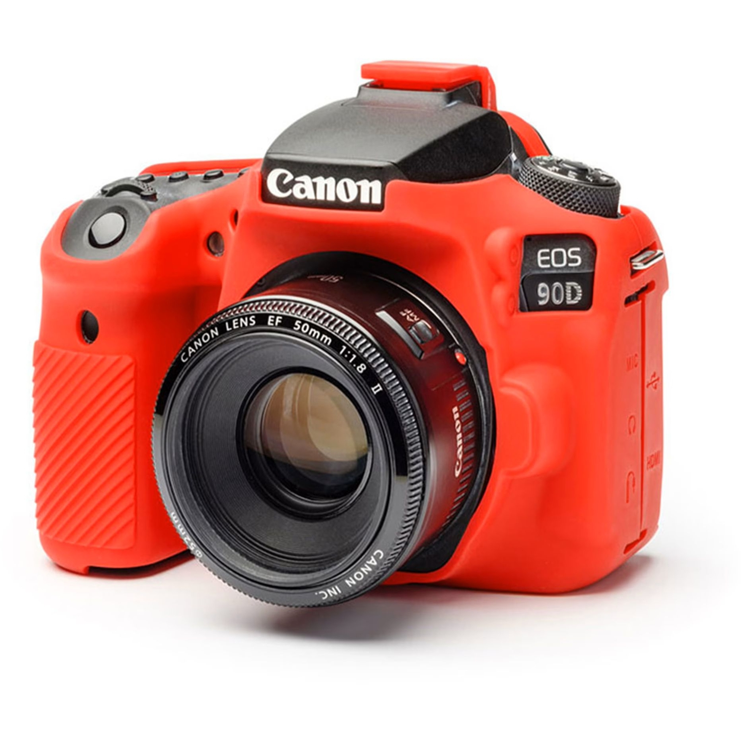 easyCover Schutzhülle für Canon 90D Rot