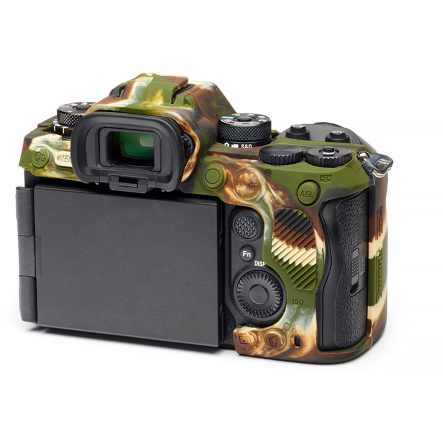 easyCover Silikon-Schutzhülle für Sony A9 III Camouflage