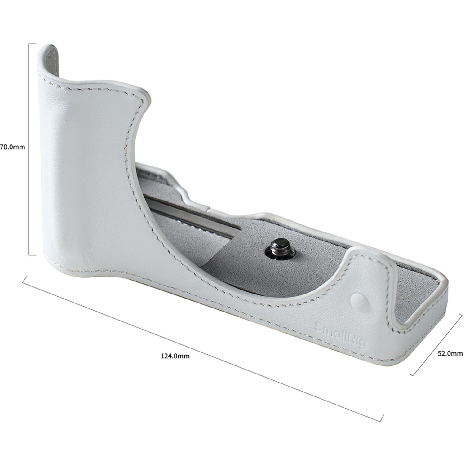 SmallRig Leder-Halbschalen-Kit 5431 weiß für Canon EOS R50 V