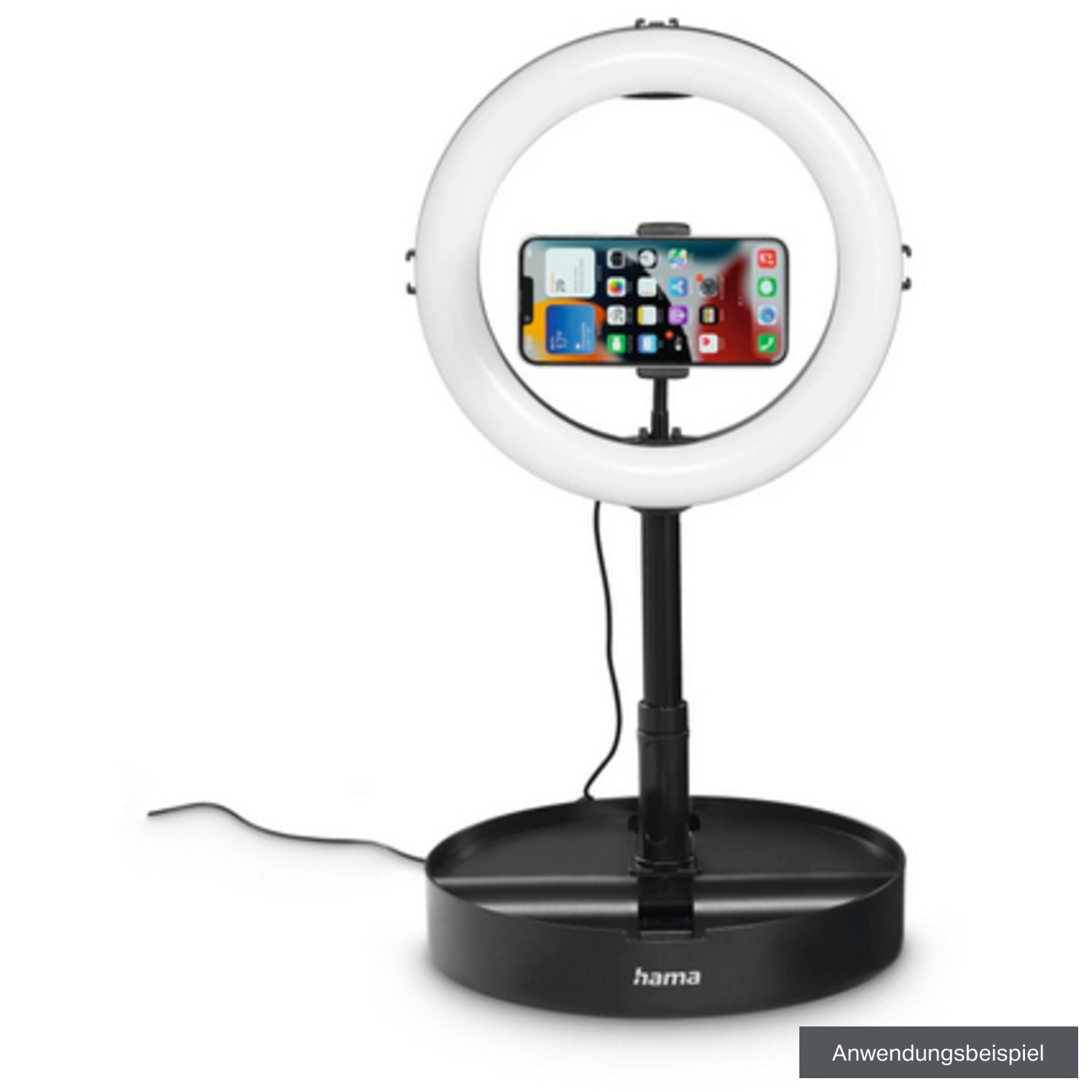 Hama LED-Ringleuchte SpotLight FoldUp 102 II Set für Smartphones