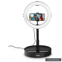 Hama LED-Ringleuchte SpotLight FoldUp 102 II Set für Smartphones