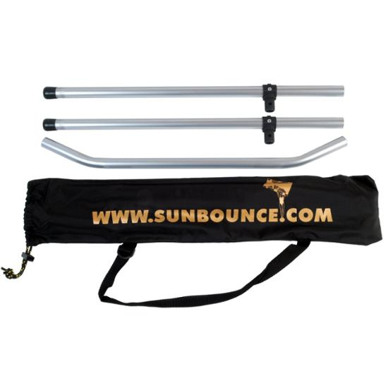 Sunbounce SUN-BOUNCER MICRO-MINI TRAVELLER KIT Silber - Rückseite Weiss (nahtlos)