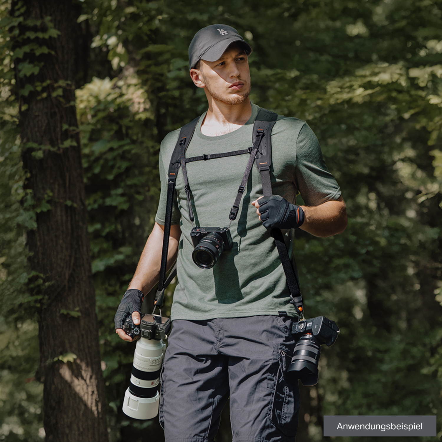 PGYTECH Doppel-Kameragurt Master Midnight Black