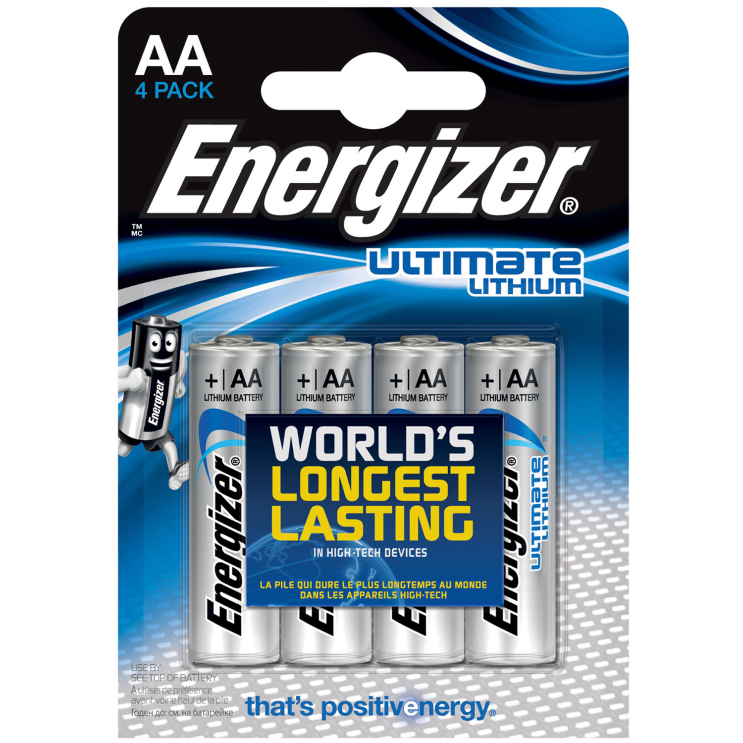 Energizer Batterie Ultimate AA Mignon Lithium 1,5V 4er Pack