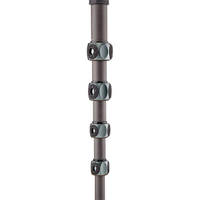 3 legged thing Legends Alana Einbeinstativ mit Docz-Fußstabilisator Metallic Slate Grey
