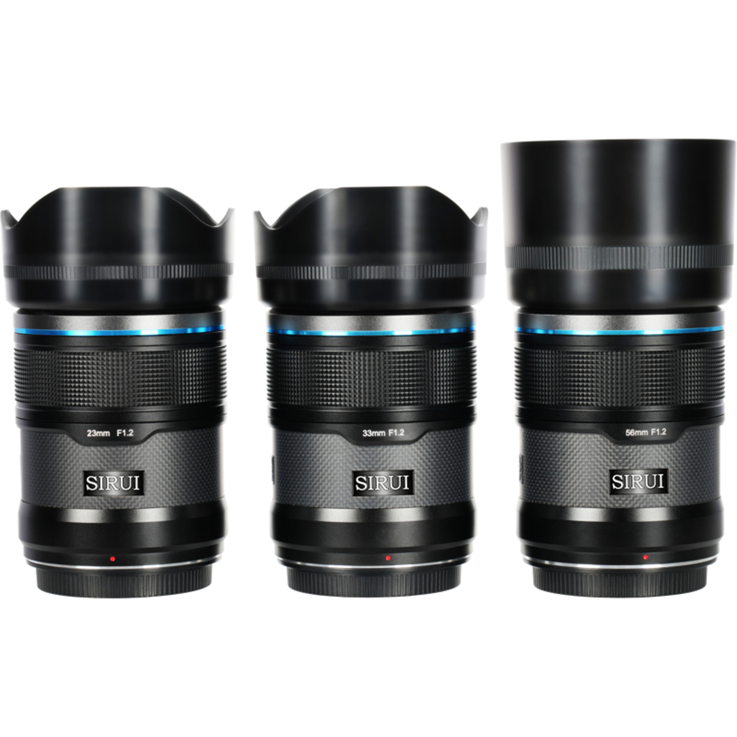 Sirui Sniper 23mm, 33mm und 56mm F1.2 APSC für Fujifilm X-Mount Kit