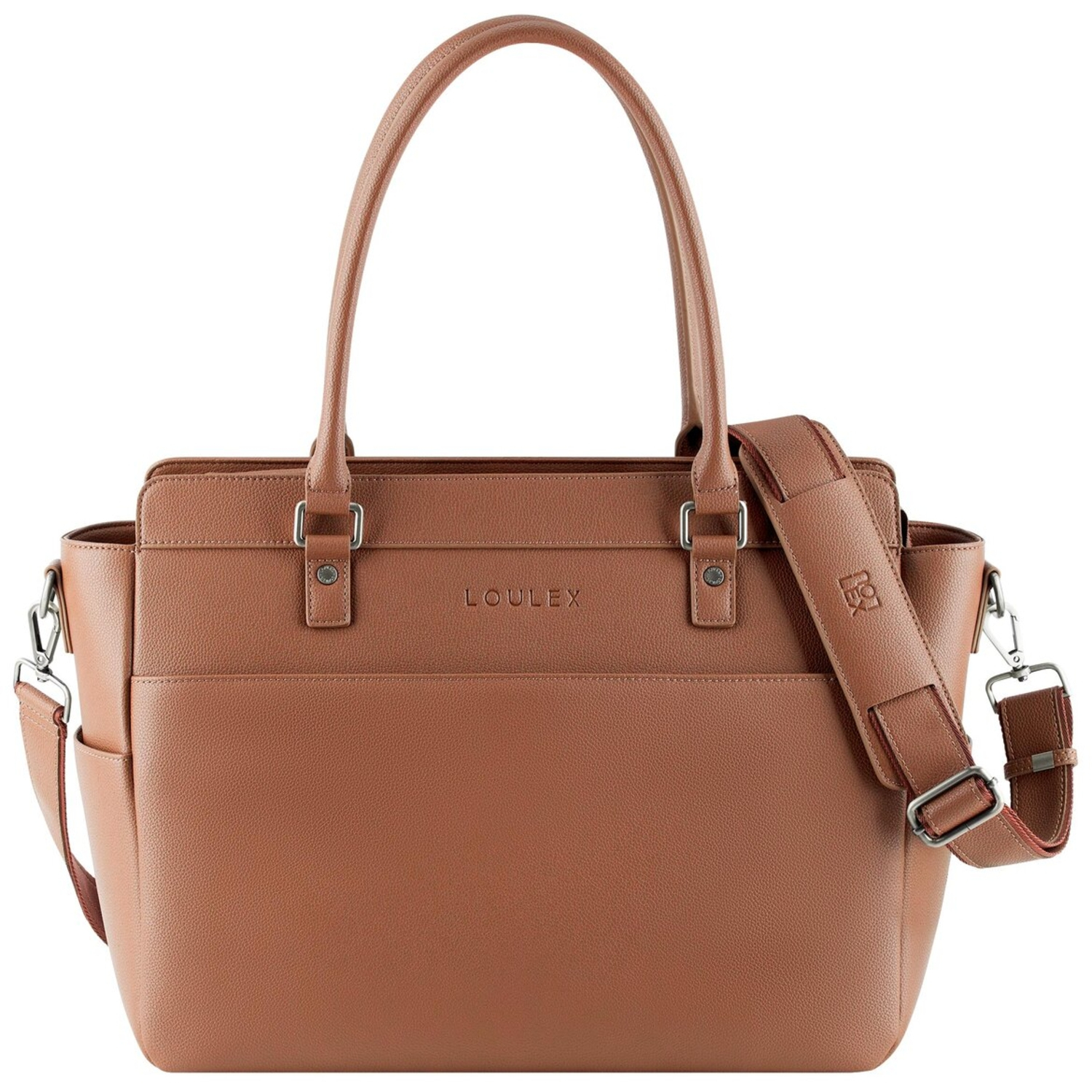 LOULEX Umhängetasche Handbag 19,2L braun