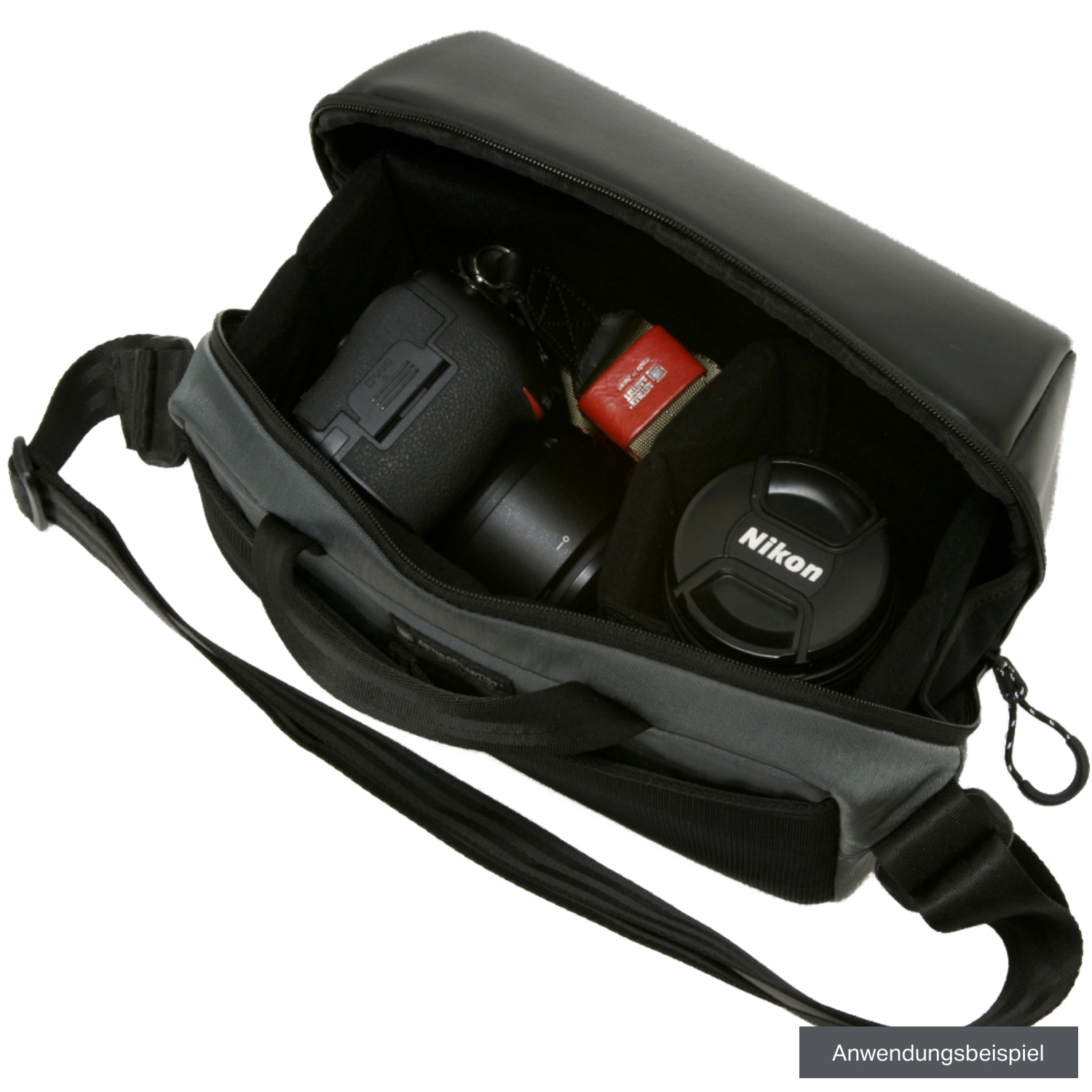 Artisan & Artist Slingtasche Basalt ACAM-BS0003 BKGY schwarz-grau