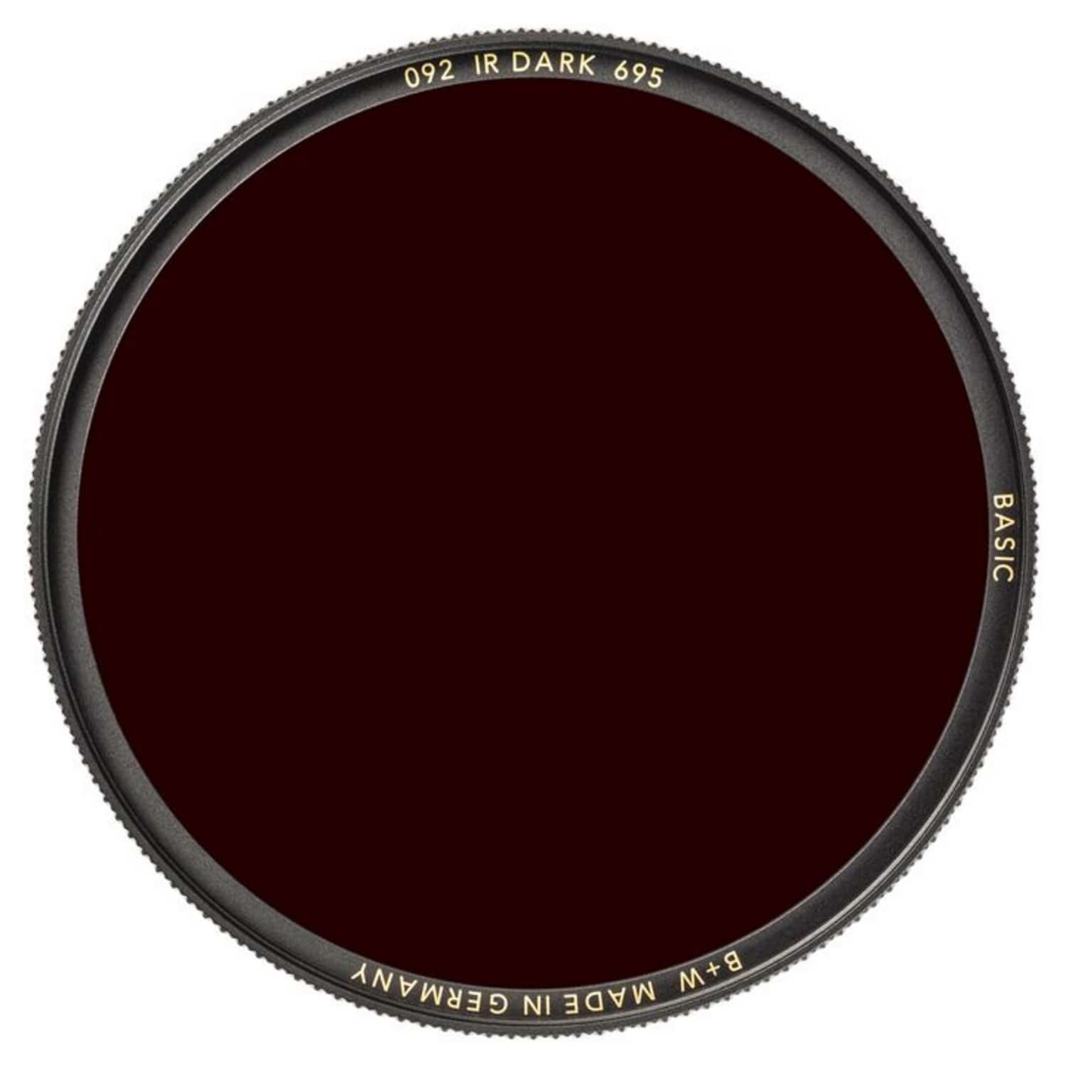 B+W BASIC 092 Infrarotfilter dunkelrot 67 mm