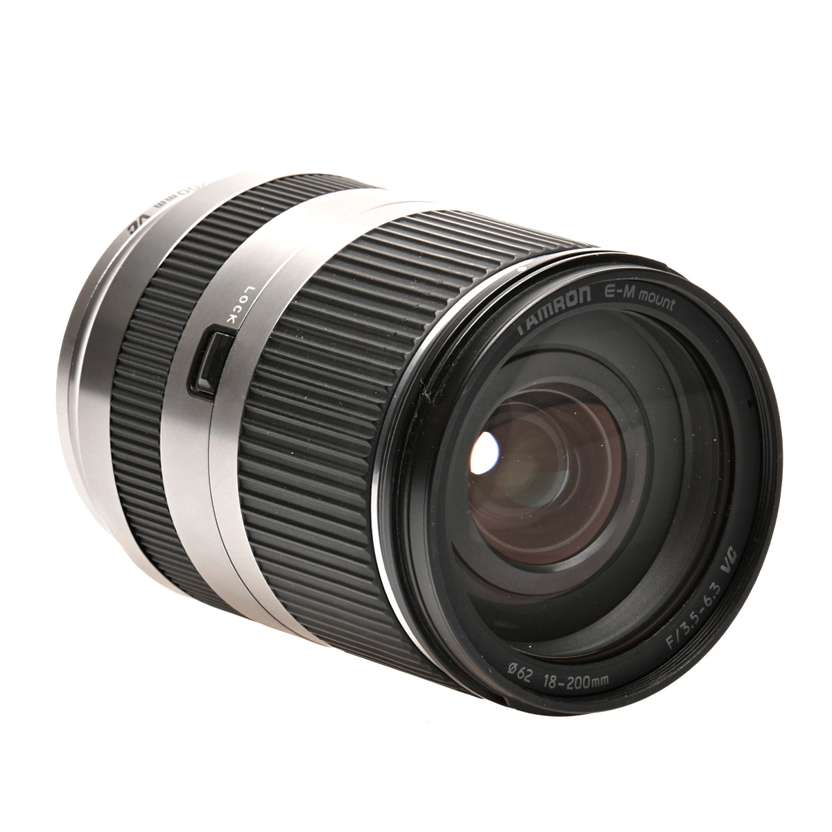 Tamron AF 18-200mm F3.5-6.3 Di III VC für Canon EF-M-Mount silber gebraucht