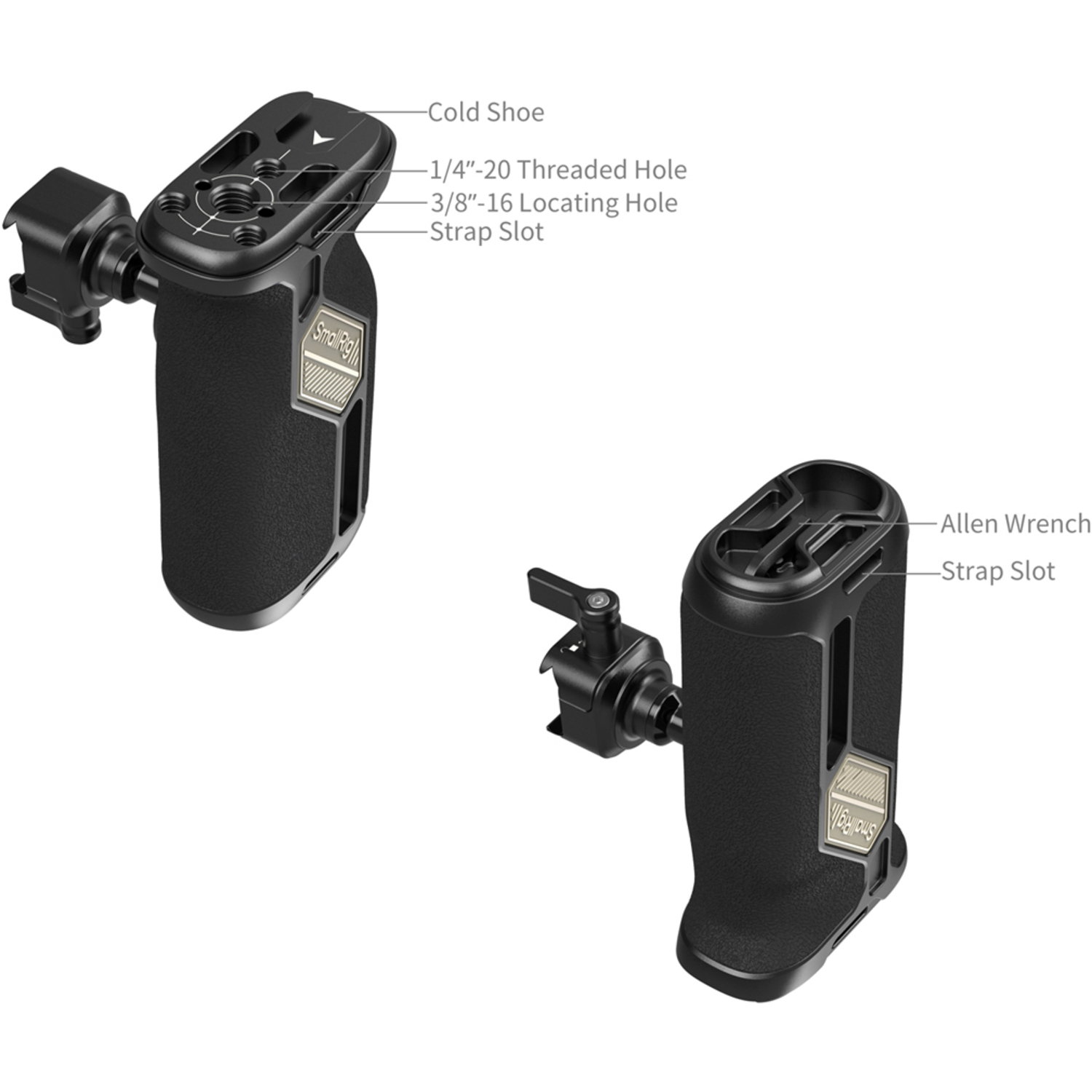 SmallRig Universell drehbarer NATO Seitengriff 4359