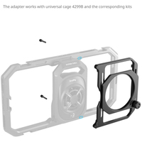 SmallRig Gewindefilteradapter 67mm mit abnehmbaren Sonnenblenden 5277 für Cage 4299B