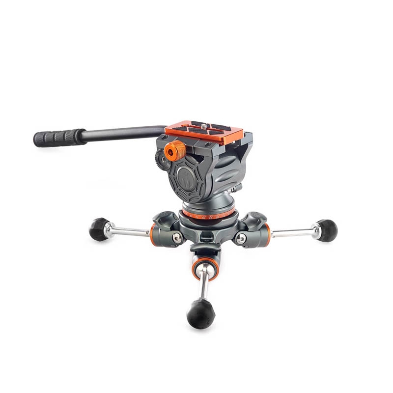 3 Legged Thing Legends Mike hochwertiges Carbon-Videostativ mit AirHed Cine Videokopf und Arca-Platte