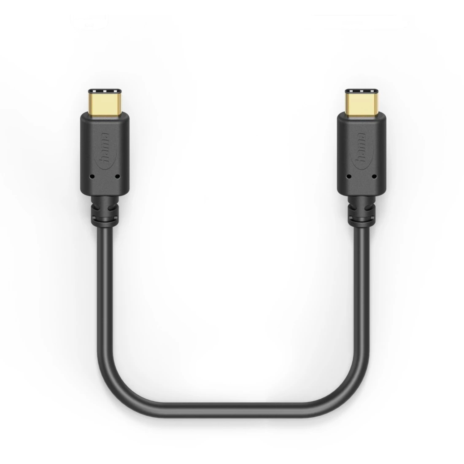 Hama Ladekabel USB-C-USB-C 1,5m Schwarz
