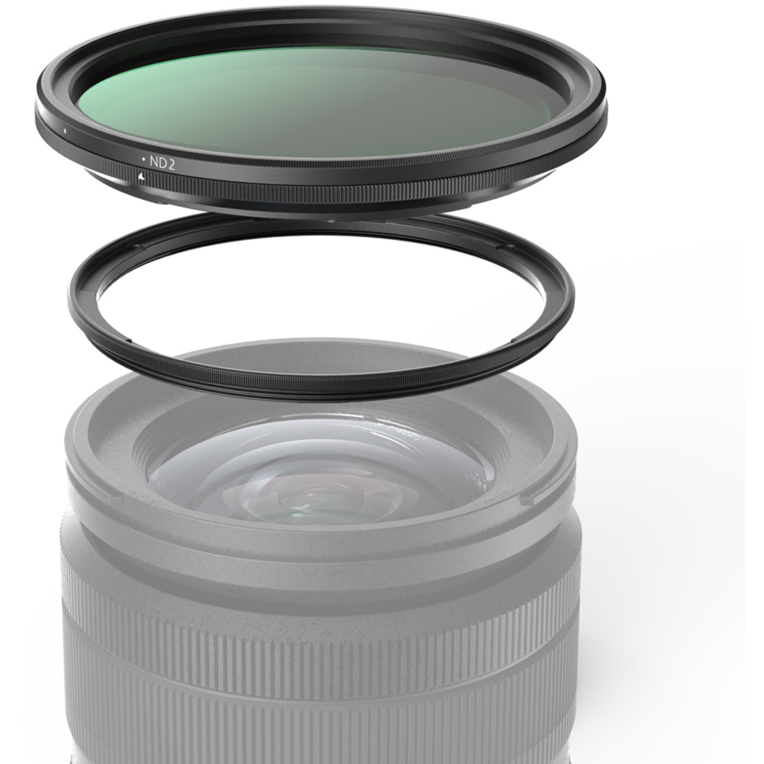 SmallRig VND-Filter ND2-ND32 77mm Set mit T-Mount-Filteradapter 67mm