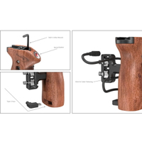 SmallRig Seitlicher Griff mit Gewinde und Start-/Stopp-Fernauslöser 3323