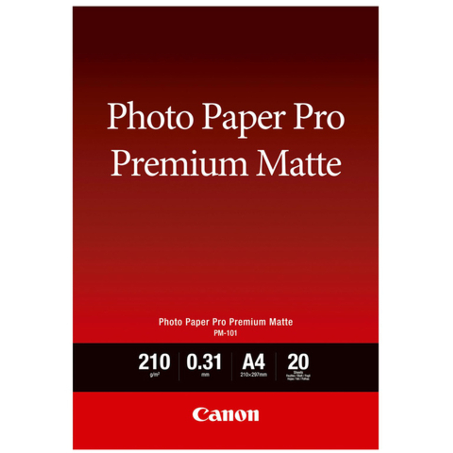 Canon PM-101 Pro Premium Matt Papier A4 20 Blatt