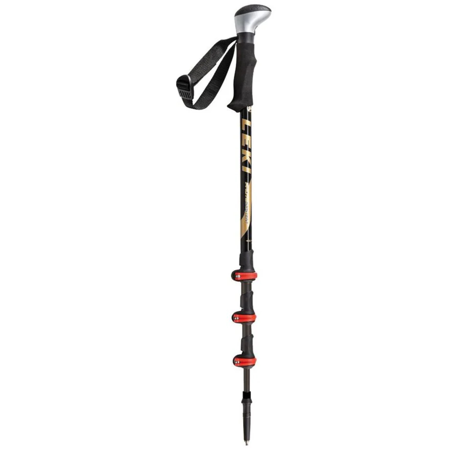 Leki Trekking Stock Photosystem FS Carbon schwarz/gold-silber