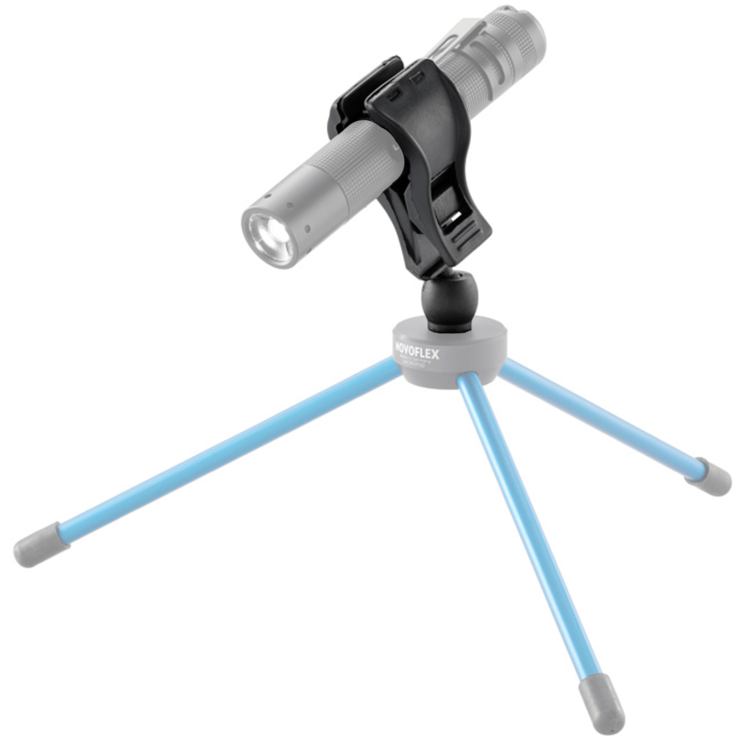 Novoflex Halteklammer TL-KLAMMER für kleine Taschenlampen und MS-Shooting Tables