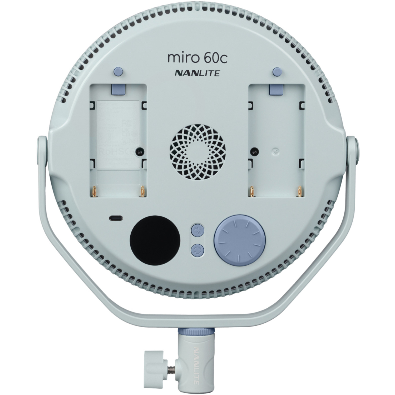 Nanlite Full-Color Multifunktions-Flächenleuchte miro 60c mintblau