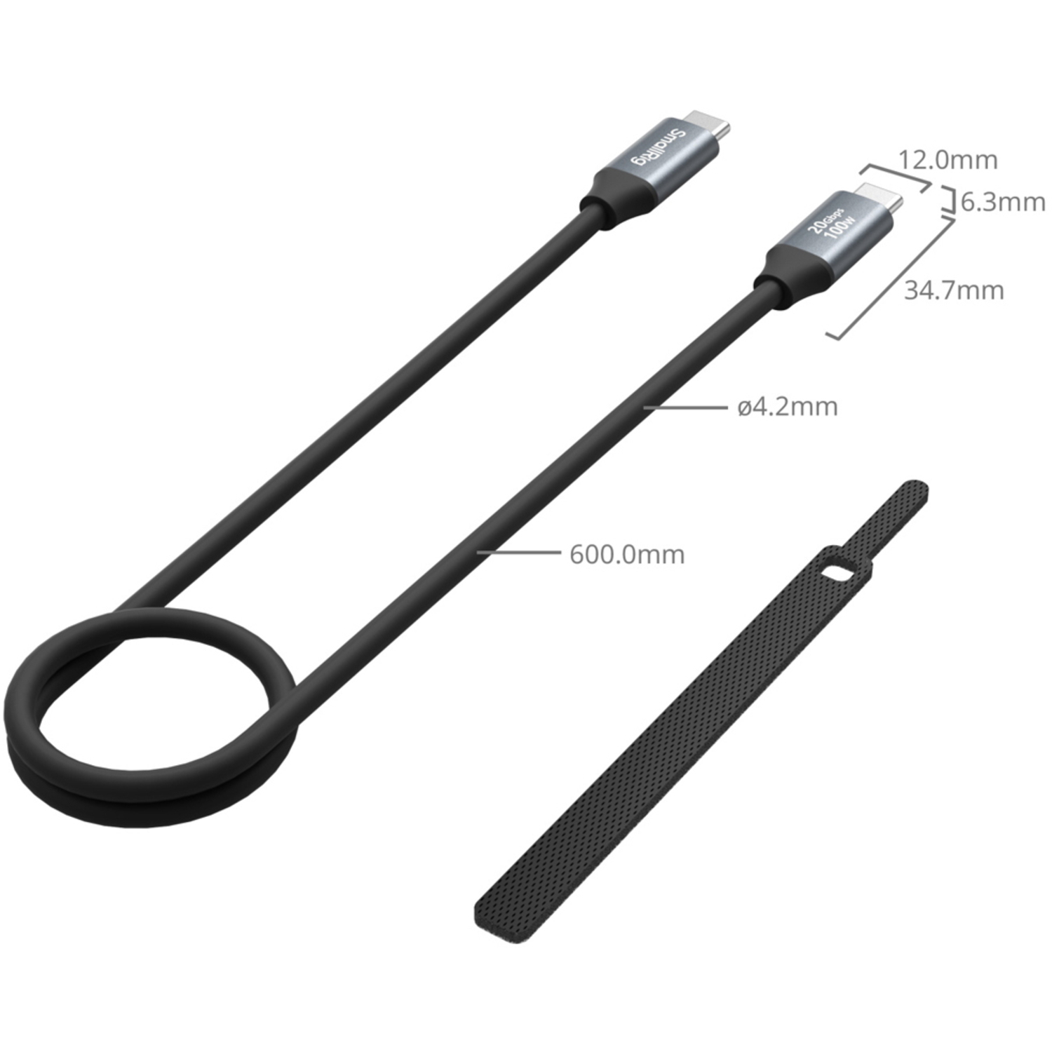 SmallRig Datenkabel USB-C zu USB-C 4789 60cm