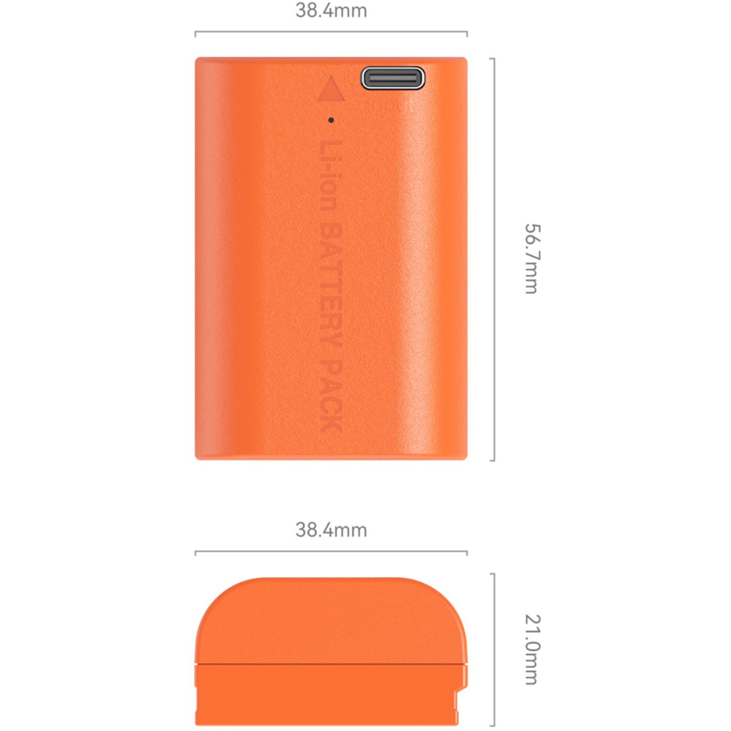 SmallRig Akku 5407 für Canon EOS D und R orange