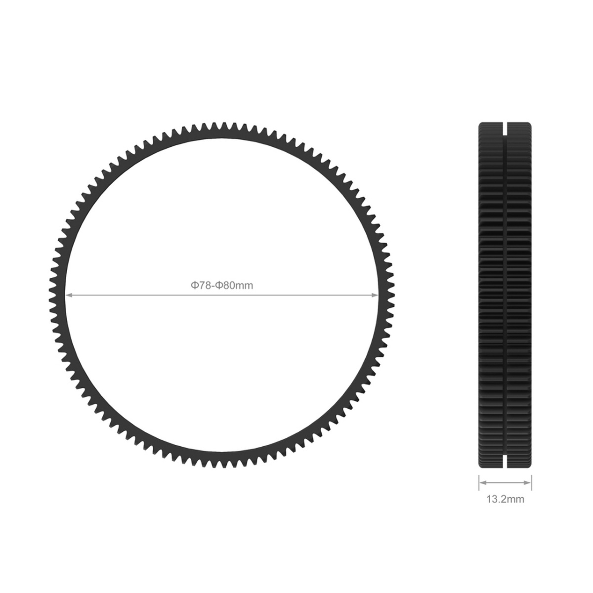 SmallRig Nahtloser Fokussierring Φ78-Φ80 3295
