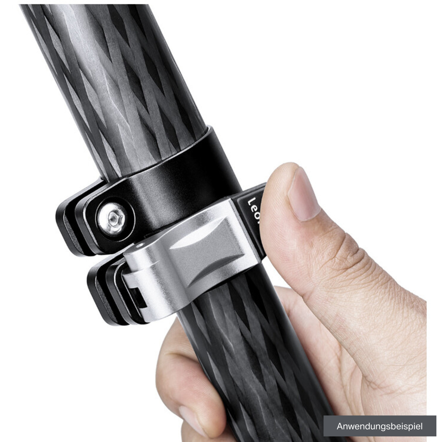 Leofoto Carbon-Dreibeinstativ LVM-324C Manba mit Nivelliereinrichtung und Videoneiger BV-10