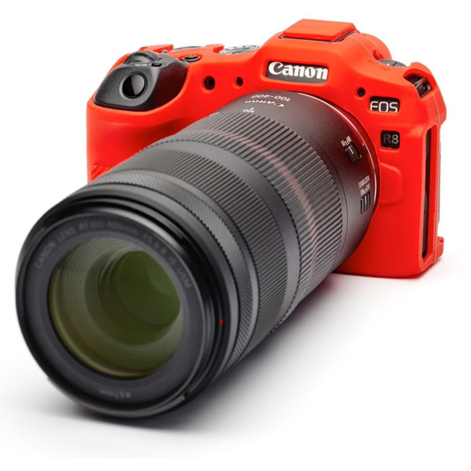 easyCover Silikon-Schutzhülle für Canon R8 Rot
