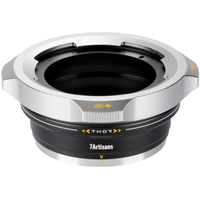 7Artisans PL 4in1 Objektivadapter an Sony E-, L-, Canon RF- und Nikon Z-Mount silber