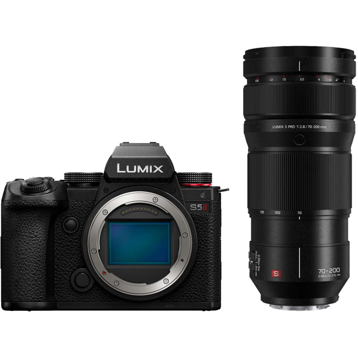 Panasonic LUMIX DC-S5II mit LUMIX S PRO 70-200mm F2.8 OIS