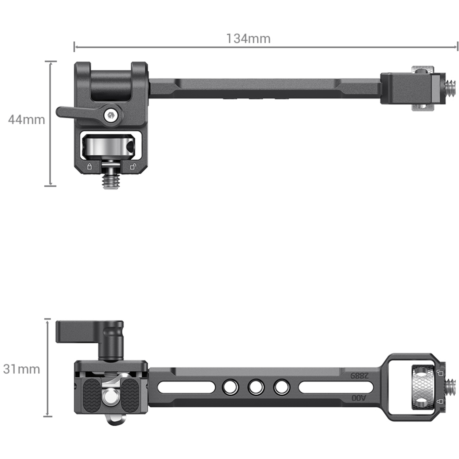 SmallRig Verstellbare Monitorhalterung für DJI RONIN-S / RONIN-SC und ZHIYUN CRANE 2S/CRANE 3 2889