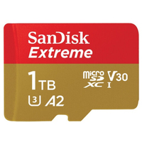 SanDisk Extreme 1TB microSDXC UHS-I V30 mit SD-Adapter