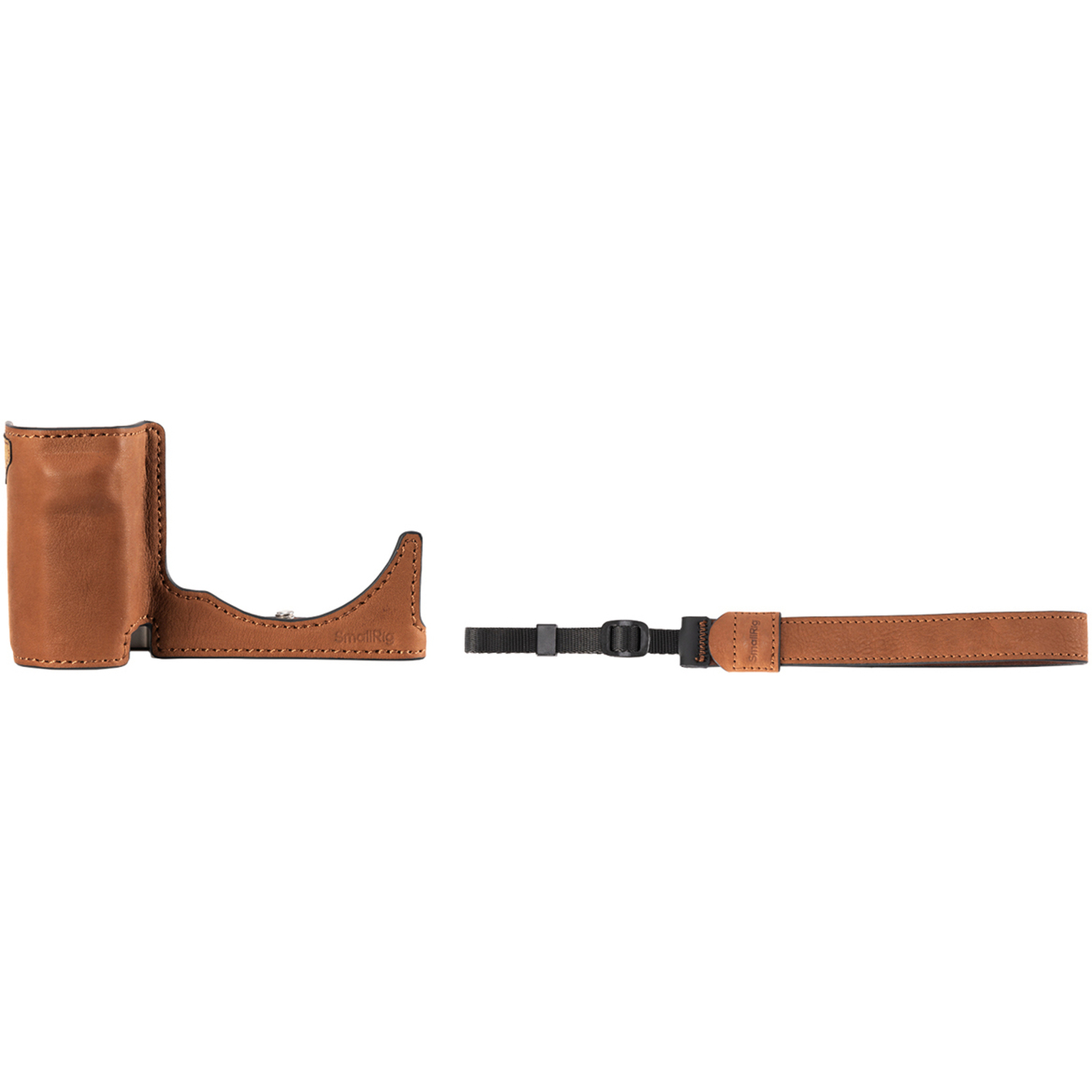 SmallRig Halbledertasche mit Handschlaufe 4889 braun für Sony ZV-E10 II