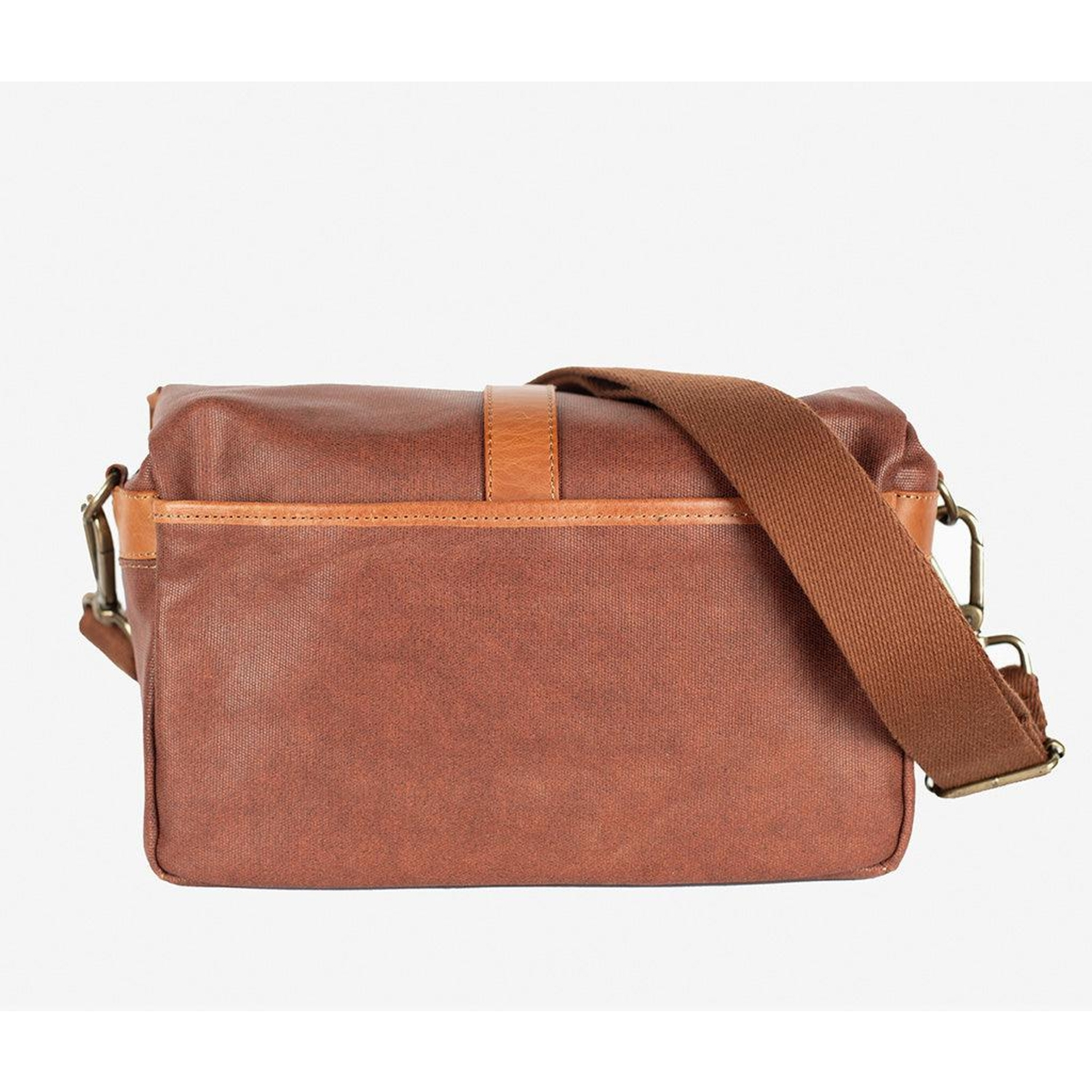 Bronkey Paris Camera Bag Waxed Canvas Coffee