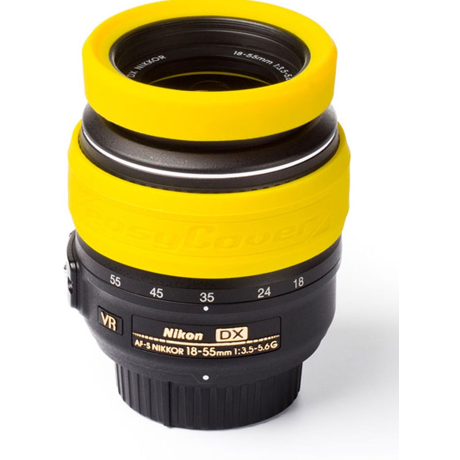 easyCover Lens Rim Stoßschutz-Set für Objektive 2-teilig 67 mm Gelb