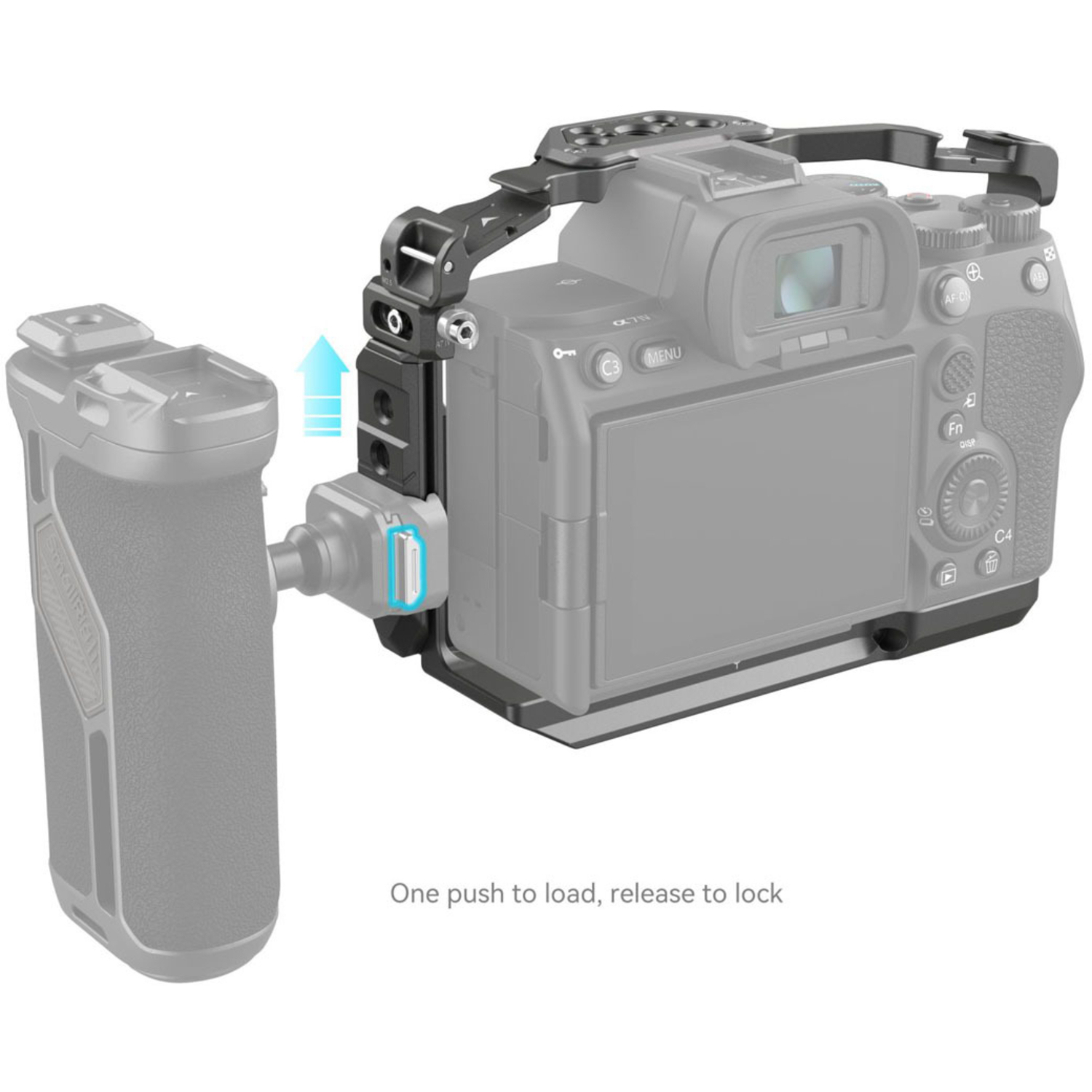 SmallRig HawkLock QR Cage Kit 4538 für Sony Alpha 7R V, IV, 7S III