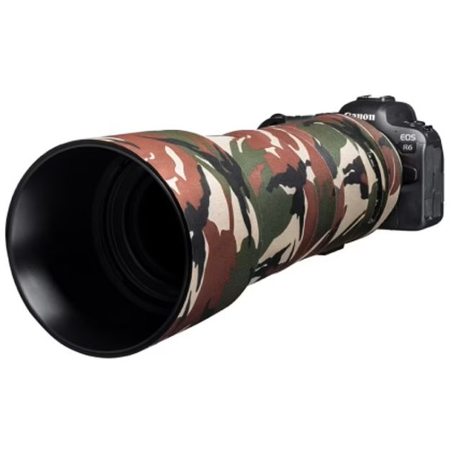 easyCover Lens Oak Objektivschutz für Canon RF 800mm F11 IS STM Grün Camouflage