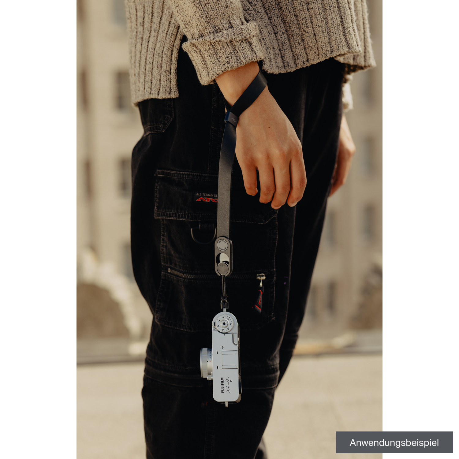 Peak Design Handschlaufe Cuff Leather schwarz