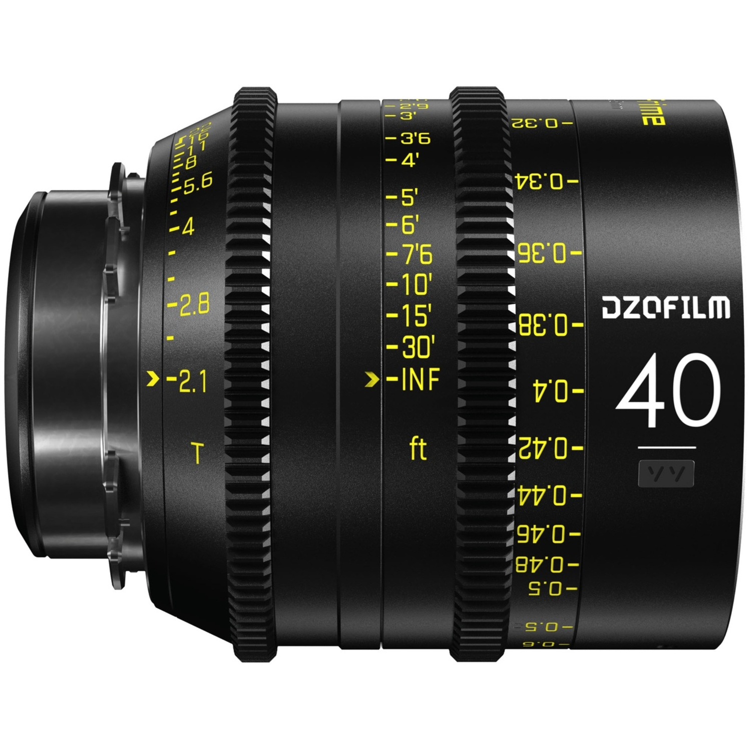 DZOFILM VESPID PRIME 9 Lens Kit 16mm T2.8 und 25/35/40/50/75/90/100/125mm T2.1 (VV/FF) Metric für PL-/EF-Mount