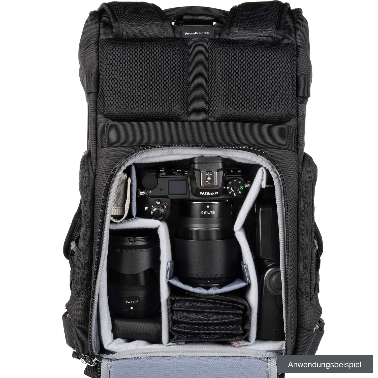 thinkTank Fotorucksack FocusPoint 22L Asphalt Black