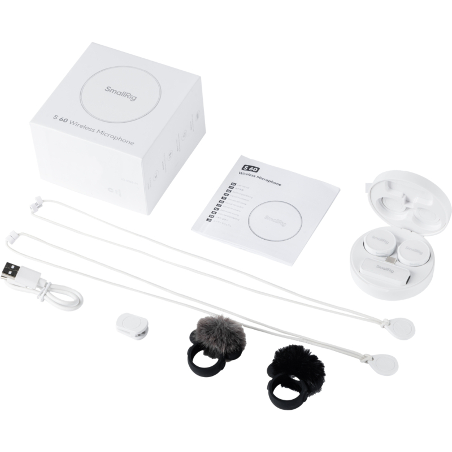 SmallRig Drahtloses Mikrofon S 60 USB-C-Version 4706 weiß