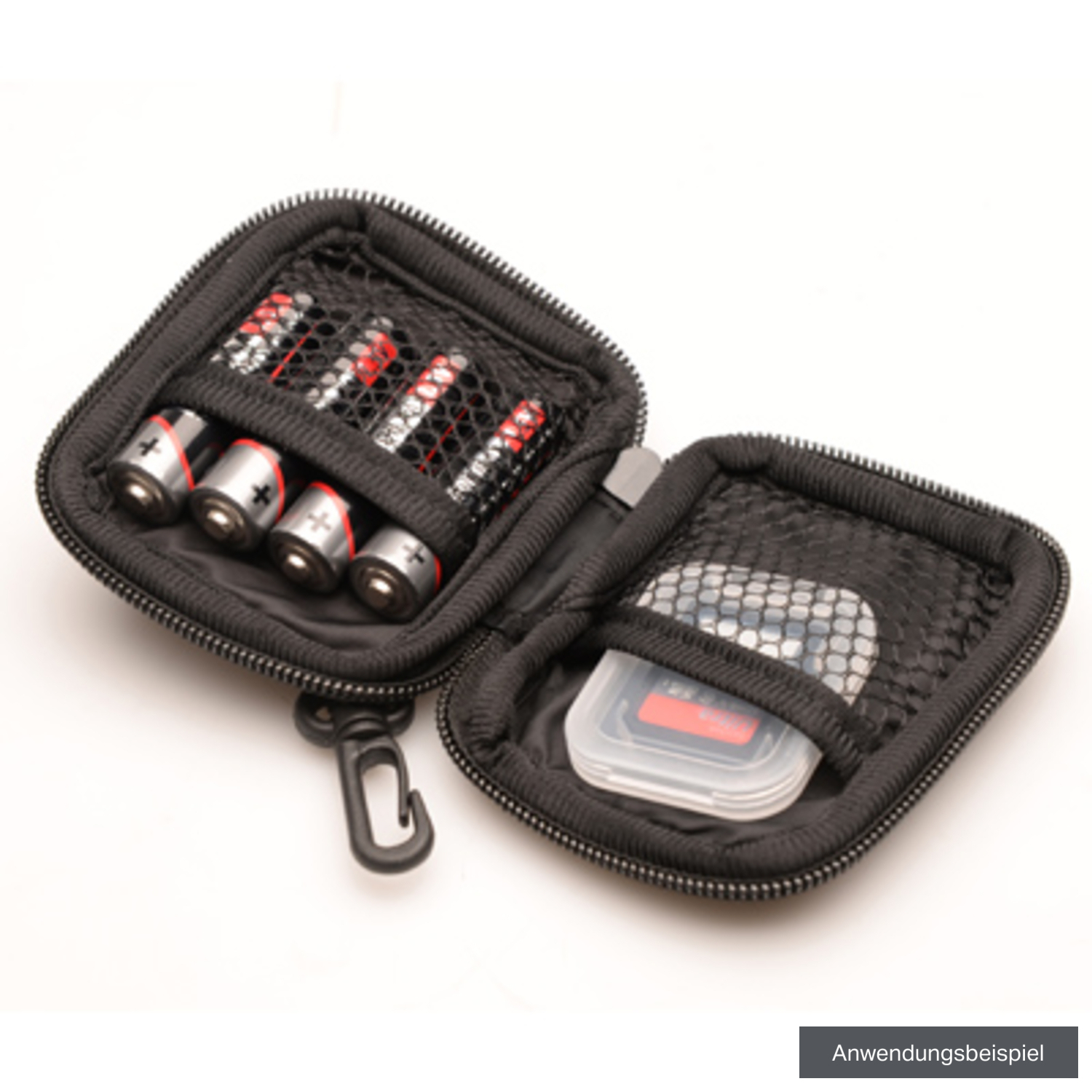 Kalahari Batterie- und Speicherkarten-Etui für SD-Karten