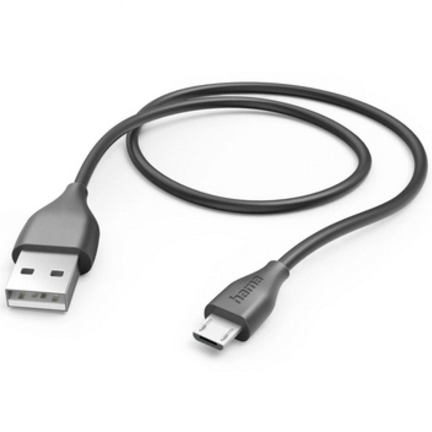 Hama Ladekabel USB-A zu Micro-USB 1,5m schwarz 