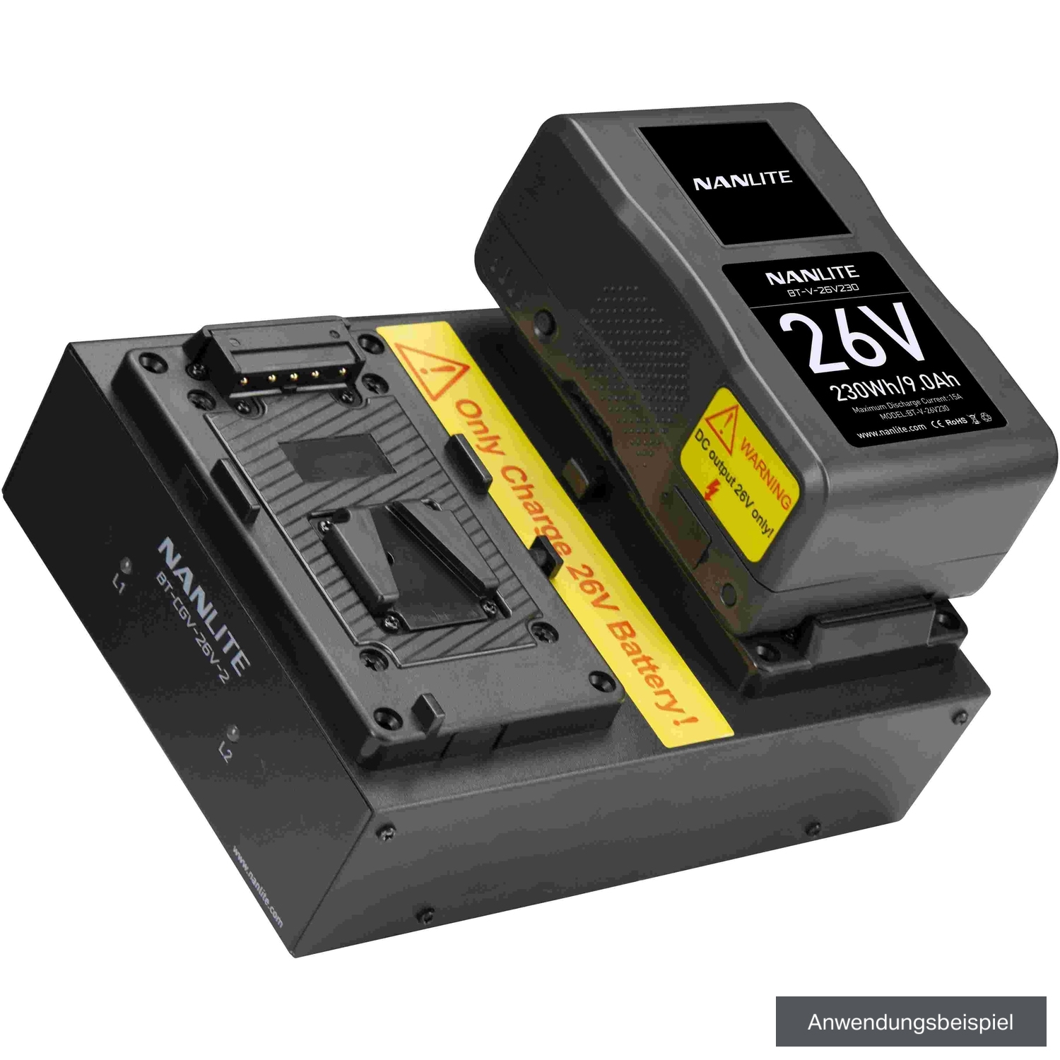 Nanlite Ladegerät BT-CGV-26V-2