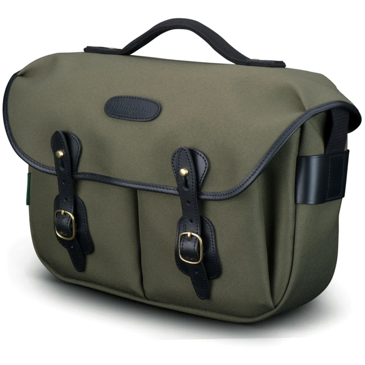 Billingham Hadley Pro Sage FibreNyte Schwarzes Leder
